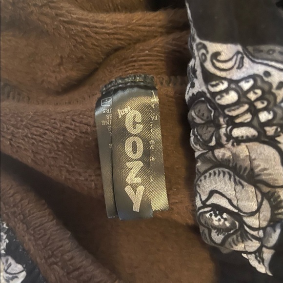 Just Cozy Skull Rose Print Leggings Size M/L - Picture 4 of 8